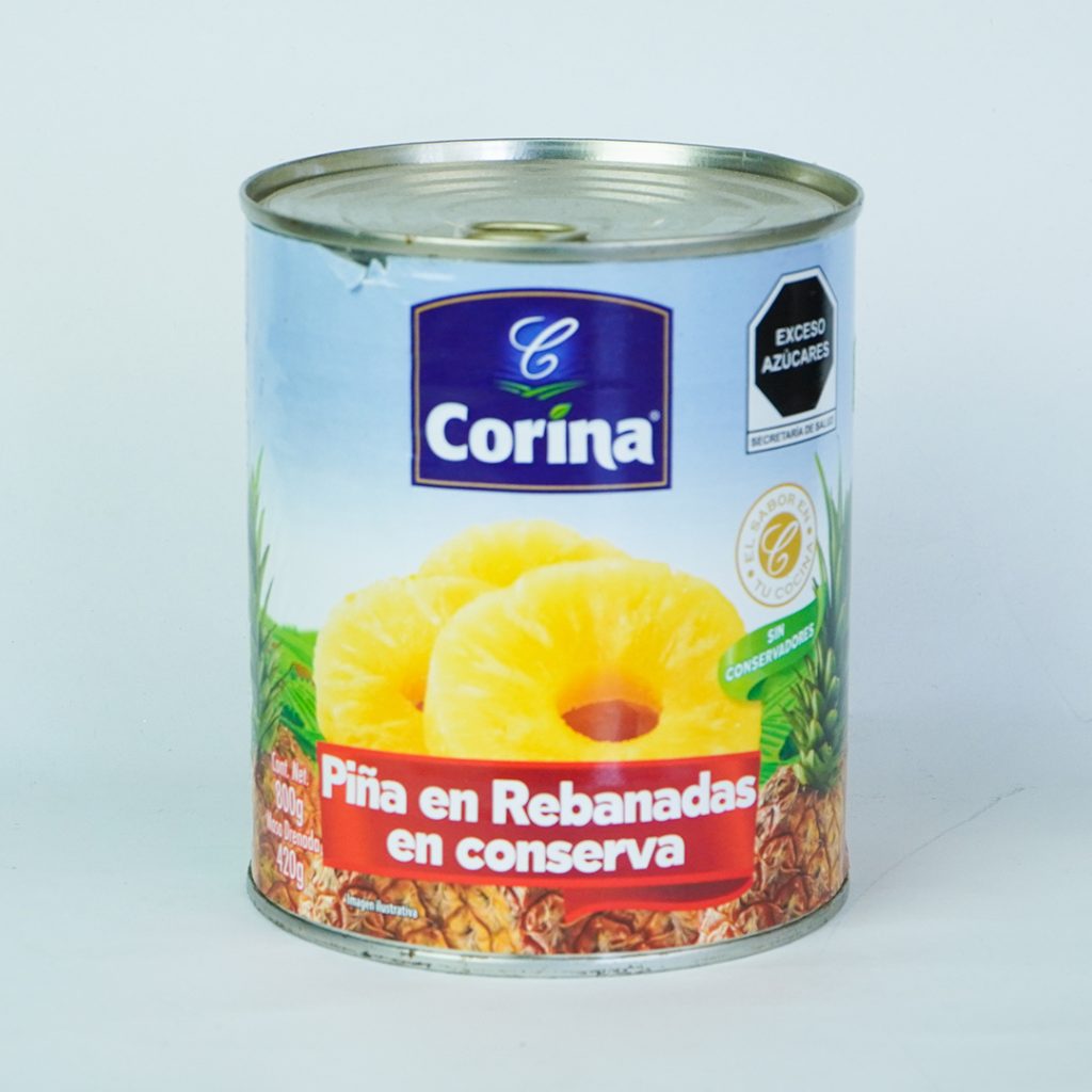 Piña en Rebanadas Corina - Candimy Tienda de Reposteria en Monterrey